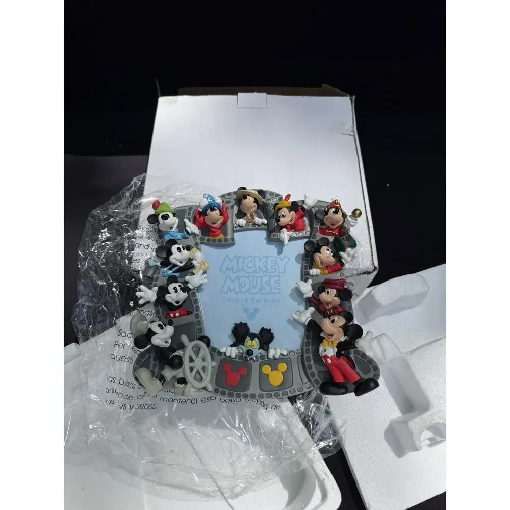 Mickey Mouse Walt Disney Through The Years Faces Picture Photo Frame New In Box!